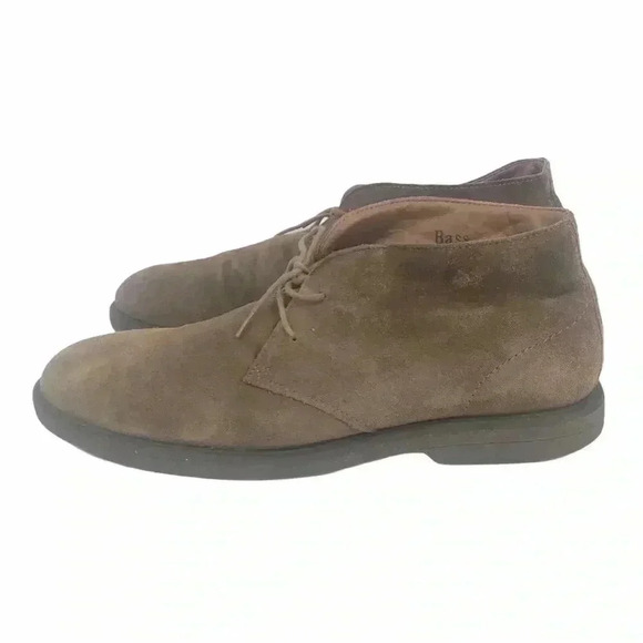 BASS TIMOTHY MEN’S CHUKKA BROWN LEATHER ANKLE BOOTS MENS SIZE 12 RETAIL $120 - Picture 1 of 12